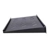 Extralink 1U 250mm Juoda | Lentyna | 19", skirta prie sienos tvirtinamoms spintelėms