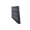 Extralink 1U 250mm Juoda | Lentyna | 19", skirta prie sienos tvirtinamoms spintelėms