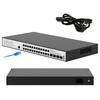 Šakotuvas Extralink Hypnos komutatorius, 24x RJ45 1000Mb/s, 4x SFP+, L3, valdomas