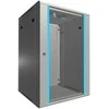 EXTRALINK 18U 600X600 ant sienos montuojama spintelė pilka
