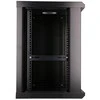 Extralink EX.7256- 12U 600x600 Juoda | Spinta stovas | montuojamas ant sienos