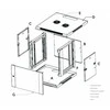 EXTRALINK 4U 600X600 19" RACK CABINET GRAY