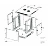 Extralink EX.8574-9U 600x450 Pilka | Spinta stovas | montuojamas ant sienos