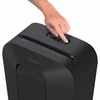 Fellowes Powershred | LX41 | Juodas | 17 L | Kreditinių kortelių smulkinimas | Popieriaus apdorojimo standartas / išvestis 8 lapai per eigą | Mini-Cut smulkintuvas | Garantija 24 mėn.