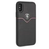 Ferrari Harddėklas FEOVEHCI65BK Apple iPhone XsMax juodos spalvos Off Track Victory