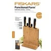Fiskars "Functional Form" 5 peilių rinkinys su stovu