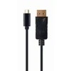 GEMBIRD USB-C į DisplayPort-male adapteris 4K 60 Hz 2m juodas
