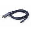 GEMBIRD CC-USB3C-HDMI-01-6 USB Type-C į HDMI ekrano adapterio kabelis space pilkas 1,8m