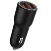 Gembird TA-UC-A2QC36-CAR-01 2x USB QC3.0 36W juoda