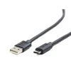 GEMBIRD CC-USB2-AMCM-1M USB 2.0 AM į Type-C kabelis AM/CM 1m juodas