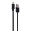 USB Laidas - Gembird Medvilnės Pintas, Juodas