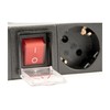 GEMBIRD PDU 8x Schuko 1U 10A 3m C14 Plug
