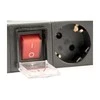 GEMBIRD PDU 8x Schuko 1U 10A 3m C14 Plug