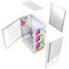 GEMBIRD kompiuterio dėklas Fornax 4300W ATX - ARGB Backlight Baltas