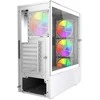 GEMBIRD kompiuterio dėklas Fornax 4300W ATX - ARGB Backlight Baltas