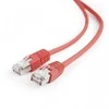 GEMBIRD PP22-2M/R Gembird patchcord RJ45, cat.5e, FTP, 2m, raudona