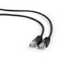 Gembird Cablexpert | Komutacinis laidas | PP12-0.5M/BK | Juodas RJ45 kištukas | RJ45 kištukas
