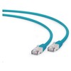 GEMBIRD PP6A-LSZHCU-G-1M Gembird patchcord RJ45, kat. 6A,SFTP, LSZH, 1m, žalias