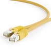 GEMBIRD PP6A-LSZHCU-Y-0,5M Gembird patchcord RJ45, kat. 6A,SFTP, LSZH, 0,5m, geltona