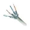 GEMBIRD PP6A-LSZHCU-0,25M Gembird patchcord RJ45, kat. 6A,SFTP, LSZH, 0,25m, pilka