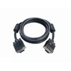 GEMBIRD CC-PPVGAX-6B Gembird Premium VGA-Ext. HD15m/HD15f dvigubai ekranuotas su 2 feritu, 6ft cbl, juodas