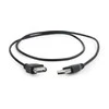 GEMBIRD CC-USB2-AMAF-75CM/300-BK USB 2.0 A - A-lizdas 75cm laidas Juodas
