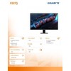 Gigabyte | Gaming Monitorius | GS27Q EU1 | 27 " | IPS | 165/OC 170 Hz | 1 ms | 2560 x 1440 pikselių | 300 cd/m² | HDMI jungtys quantity 2 | Juodas