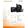 Pagrindinė plokštė „Gigabyte B850 A ELITE WF7“ | Procesorių šeima AMD | Procesoriaus lizdas AM5 | DDR5 | Palaikomos kietojo disko sąsajos SATA, M.2 | SATA jungčių skaičius 4