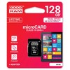 Atminties kortelė Atminties korta Goodram Micro SD 128Gb (class 10) + SD adapter