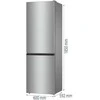 Šaldytuvas Gorenje NRK61CS2XL4 fridge-šaldiklis Freestanding 300 L C Pilkas