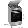 Viryklė Gorenje GKS5C71XF Freestanding cooker with orkaitė Sidabrinis