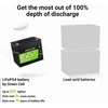 Green Cell Žalias Cell Žalias Cell CUBE LiFePO4 50Ah 12.8V 640Wh ličio geležies fosfato baterija kemperiui, golfo vežimėliui, vėjo jėgainei