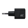 Green Cell Žalias Cell Žalias CELL Charger USB-C GaN GC PowerGaN 33W PD 3.0 QC 3.0 1x USB-C juodas