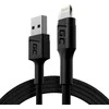 Green Cell Žalias Cell GREENCELL KABGC05 Kabelis Žalias Cell Ray USB-A - Lightning Baltas LED 120cm su Apple palaikymu