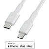 Green Cell Žalias Cell Kabelis Baltas USB-C – Lightning MFi 1m per Apple iPhone Žalias Cell PowerStream, su greitu Power Delivery įkrovimu