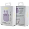 GUESS belaidės ausinės bluetooth TWS + docking station GUTWST26PSU (Classic EST Logo) violetinė
