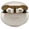 Guess Bluetooth ausinės GUTWST50EDTWS + docking station auksinis/auksinis Classic EST
