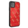 Guess dėklas, skirtas skirtas iPhone 11 Pro Max GUHCN654GGPRE raudonas kietas dėklas, skirtas 4G Double Layer Glitter