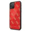 Guess dėklas, skirtas skirtas iPhone 11 Pro Max GUHCN654GGPRE raudonas kietas dėklas, skirtas 4G Double Layer Glitter