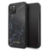 Dėklas Guess GUHCN65HYMABK iPhone 11 Pro Max juoda/juodas Marble Glass