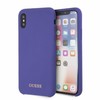 Guess GUHCPXLSGLUV iPhone X/Xs violetinė/violetinė hard case Silicone