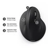 Belaidė pelė su 6 mygtukais  HAMA Vertical Ergonomic EMW-500, juoda
