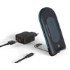 HAMA INDUKCINIS Įkroviklis QI-FC 15S 15W / USB-C + Įkroviklis QC 3.0 Juodas