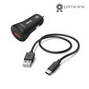 HAMA QUICK CHARGE 3A AUTOMOBILINIS KROVIMAS + C TIPO KABELIS 1,5M