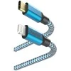Hama Reflected USB-C - Lightning, 1,5m, mėlyna