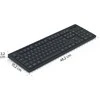 Klaviatūra Hama CK-200/WK-200/WKM-200 belaidė 100% (full-size) juoda