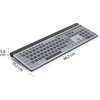 Klaviatūra Hama WK-750/WKM-750 belaidė 100% (full-size) su pašvietimu juoda-pilka