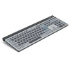 Klaviatūra Hama WK-750/WKM-750 belaidė 100% (full-size) su pašvietimu juoda-pilka