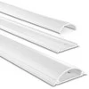 Laikiklis Hama MASKOWNISA DO KABLI SAMOPRZYLEPNA Pilka 100 x 7 x 2,1 cm, PVC BALTA
