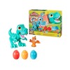 Hasbro Play-Doh plastelinas, valgantis dinozauras (F1504)
